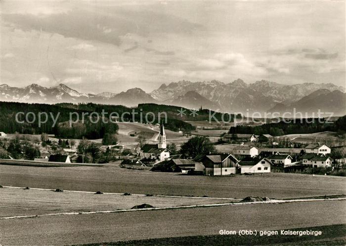 Glonn Ebersberg Gesamtansicht mit Kaisergebirge