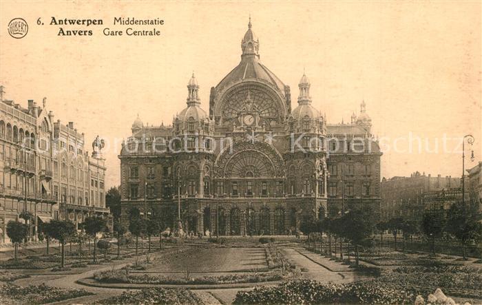 Anvers Antwerpen Gare Centrale Hauptbahnhof