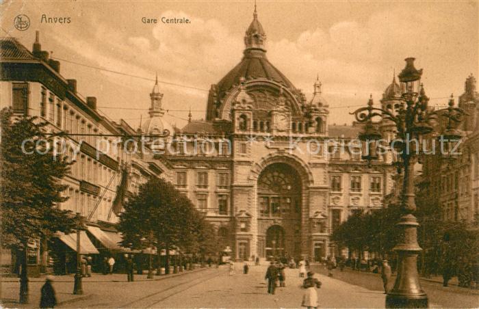 Anvers Antwerpen La Gare Centrale Hauptbahnhof