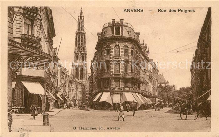 Anvers Antwerpen Rue des Peignes