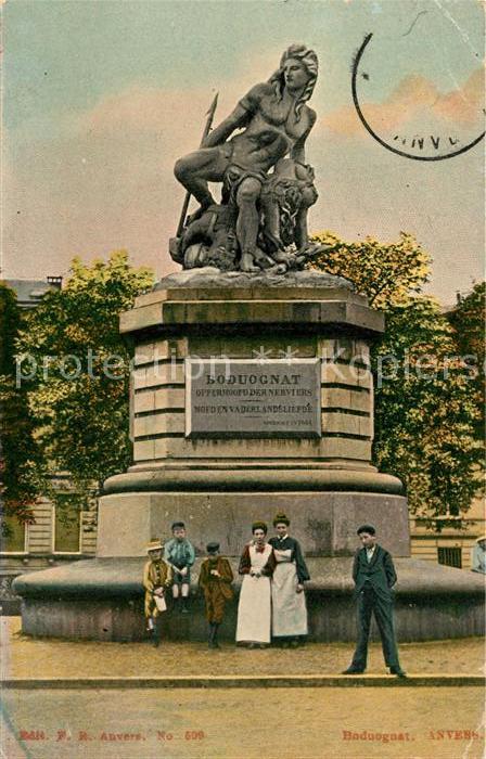 Anvers Antwerpen Boduognat Monument