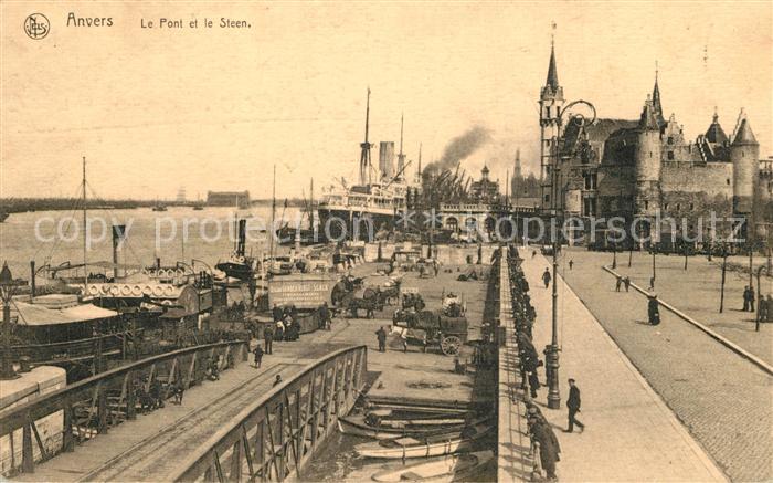 Anvers Antwerpen Le Pont et le Steen