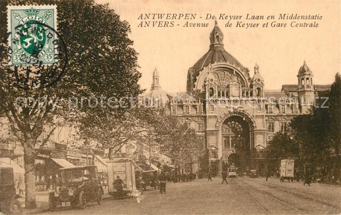Antwerpen Anvers Avenue de Keyser et Gare Centrale Hauptbahnhof