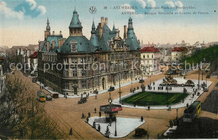 Anvers Antwerpen Banque Nationale Avenue de France
