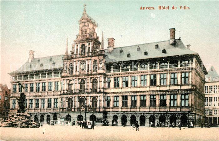Anvers Antwerpen Hotel de Ville