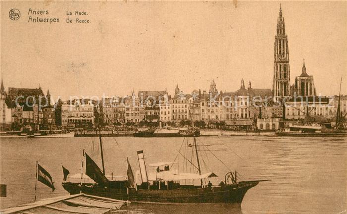 Anvers Antwerpen La Rade Reede