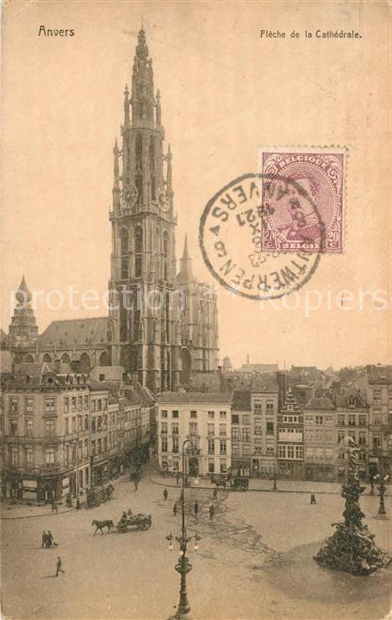 Anvers Antwerpen Flèche de la Cathedrale Kathedrale