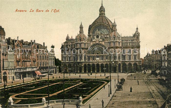 Anvers Antwerpen Gare de l'Est Bahnhof