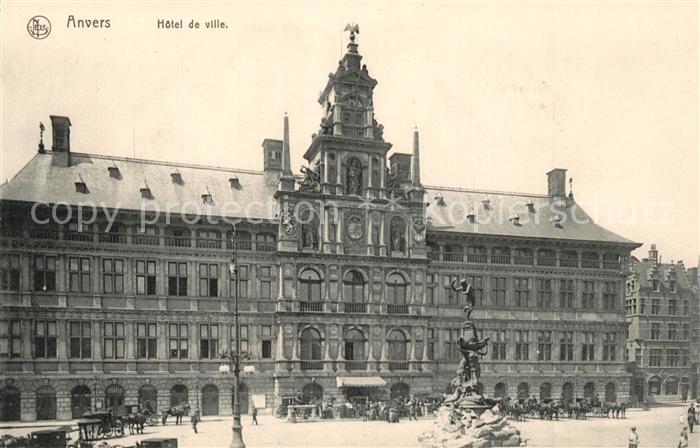 Anvers Antwerpen Hotel de Ville