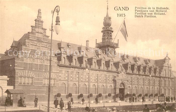 Gand Belgien Exposition Internationale et Universelle Pavillon de la Hollande We