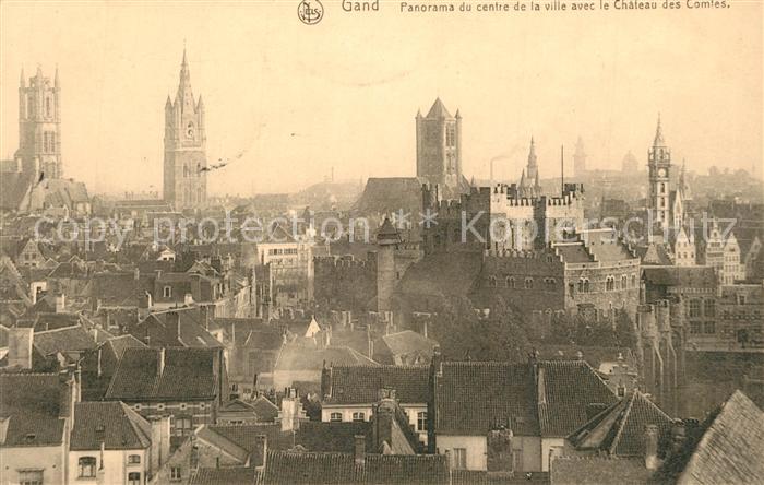 Gand Belgien Centre de la ville Chateau des Comtes