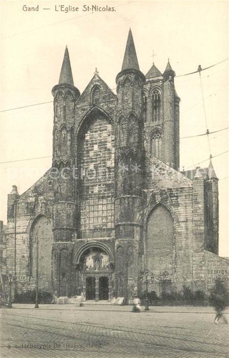 Gand Belgien Eglise Saint Nicolas