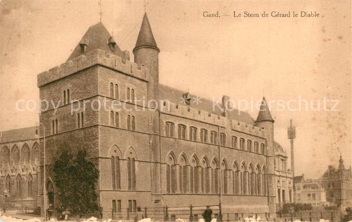 Gand Belgien Le Steen de Gérard le Diable