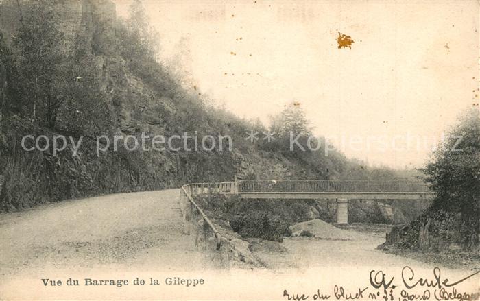 La Gileppe Vue du Barrage