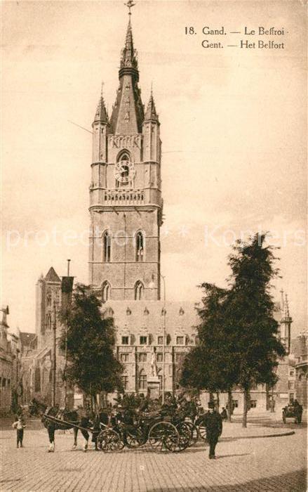 Gand Belgien Le Beffroi