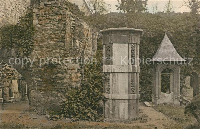 Gand Belgien Ruines de Saint Buvon