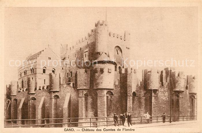 Gand Belgien Chateau des Comtes de Flandre