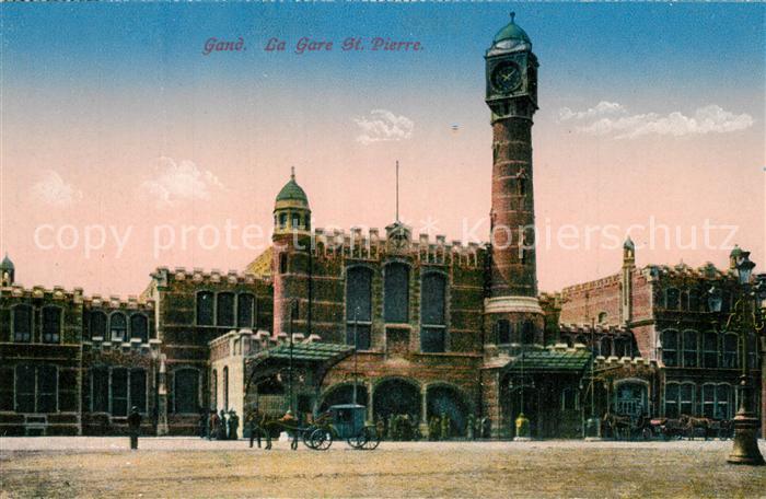 Gand Belgien La Gare Saint Pierre Bahnhof