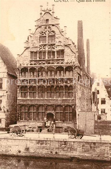 Gand Belgien Quai aux Herbes