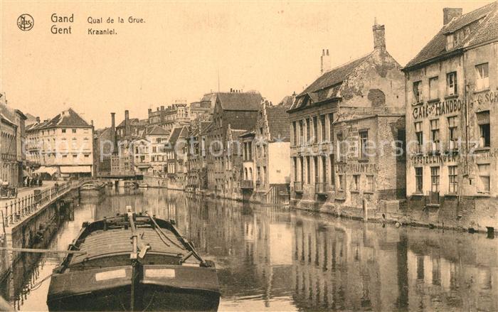 Gand Belgien Quai de la Grue