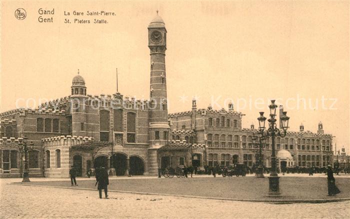 Gand Belgien La Gare Saint Pierre Bahnhof