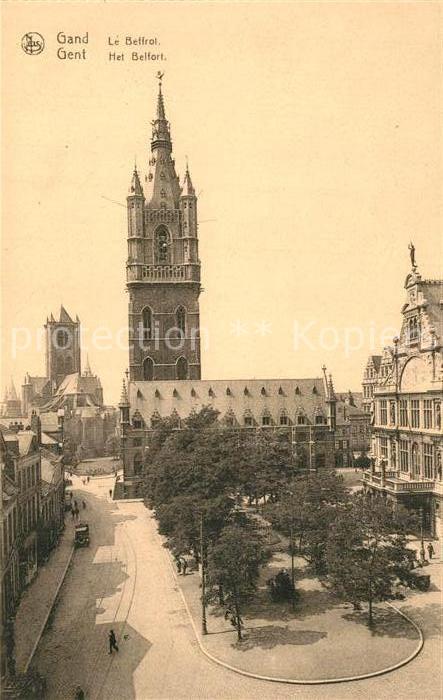 Gand Belgien Le Beffroi Glockenturm