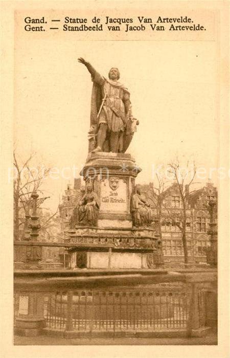Gand Belgien Statue de Jacques Van Artevelde Monument