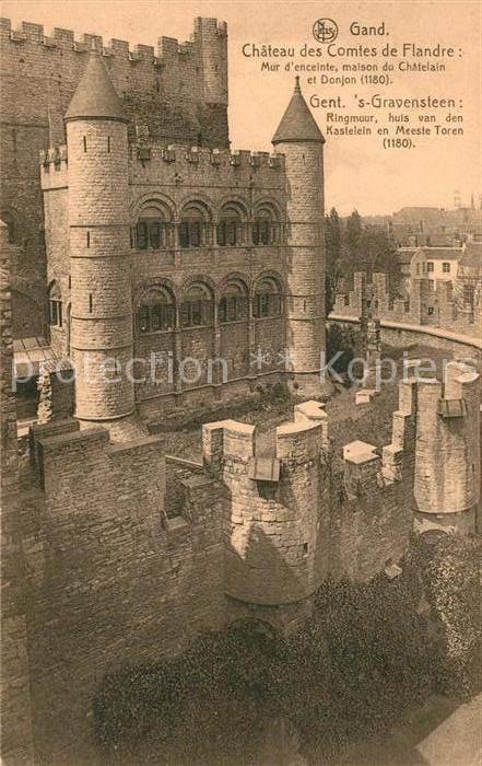 Gand Belgien Chateau des Comtes de Flandre
