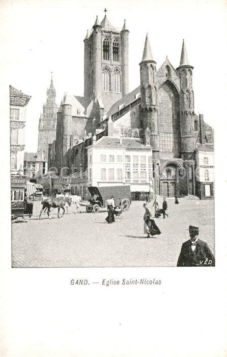 Gand Belgien Eglise Saint Nicolas