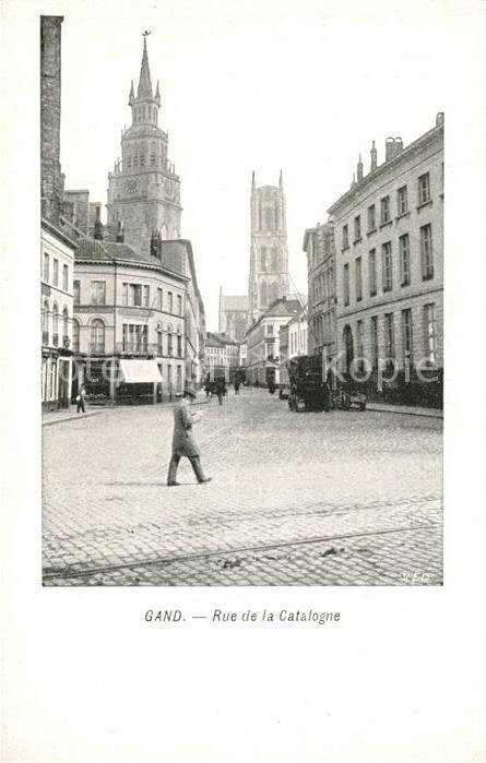 Gand Belgien Rue de la Catalogne