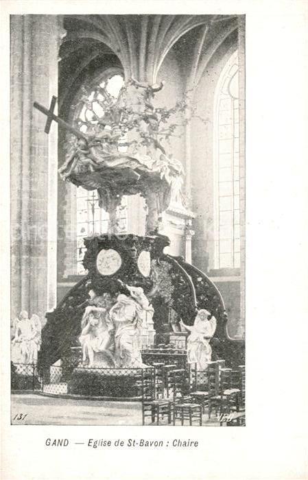 Gand Belgien Eglise de Saint Bavon Chaire