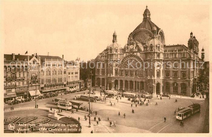 Anvers Antwerpen Gare Centrale Entrée du Jardin Zoologique