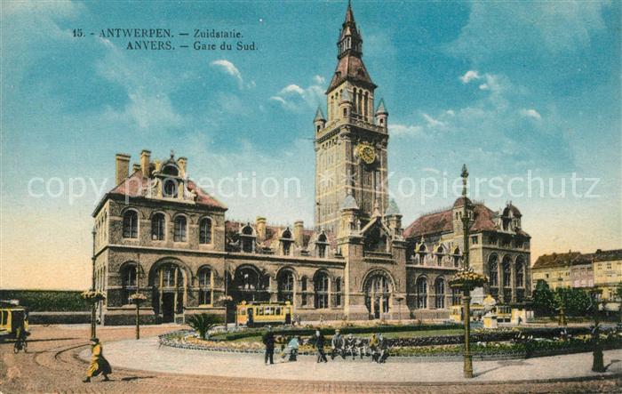 Anvers Antwerpen Gare du Sud Bahnhof