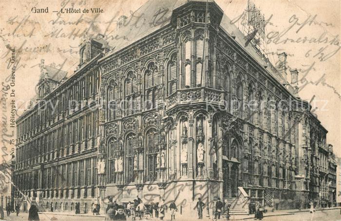 Gand Belgien Hotel de Ville