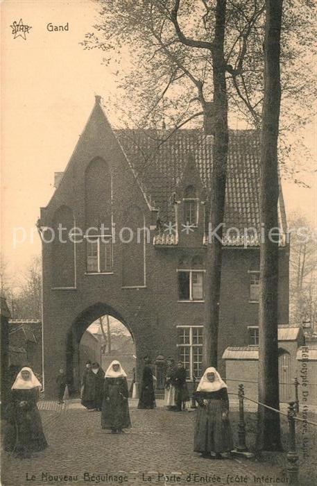 Gand Belgien Le Nouveau Béguinage Porte d Entrée