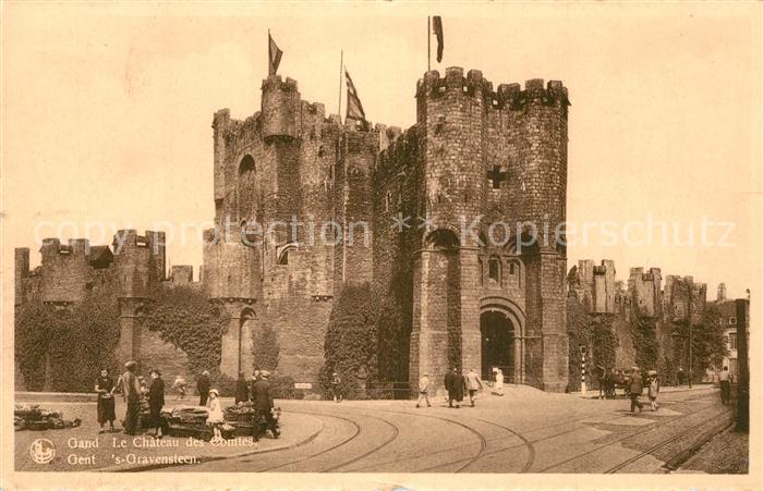 Gand Belgien Chateau des Comtes de Flandre