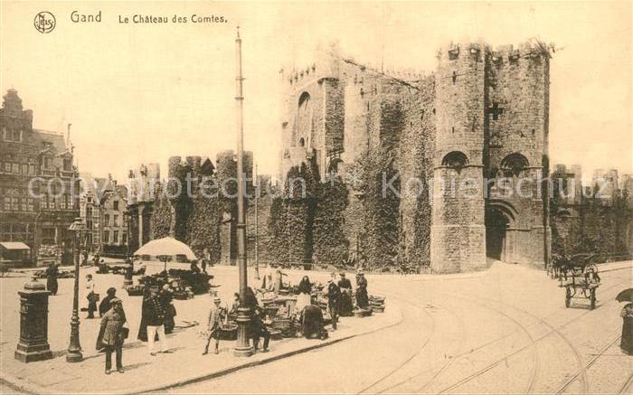 Gand Belgien Chateau des Comtes de Flandre