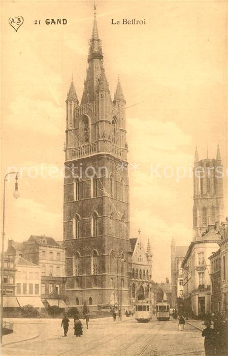 Gand Belgien Le Beffroi Glockenturm
