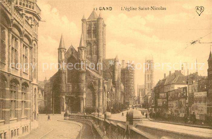 Gand Belgien Eglise Saint Nicolas