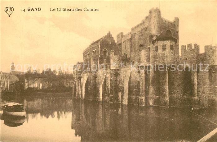 Gand Belgien Chateau des Comtes de Flandre