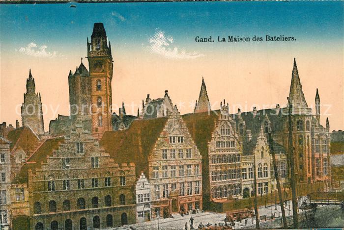 Gand Belgien La Maison des Bateliers