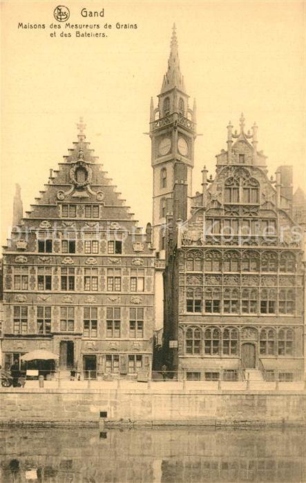Gand Belgien Maisons des Mesureurs de Grains et des Bateliers
