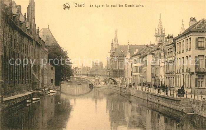 Gand Belgien La Lys Quai des Dominicains Serie 3 No 68