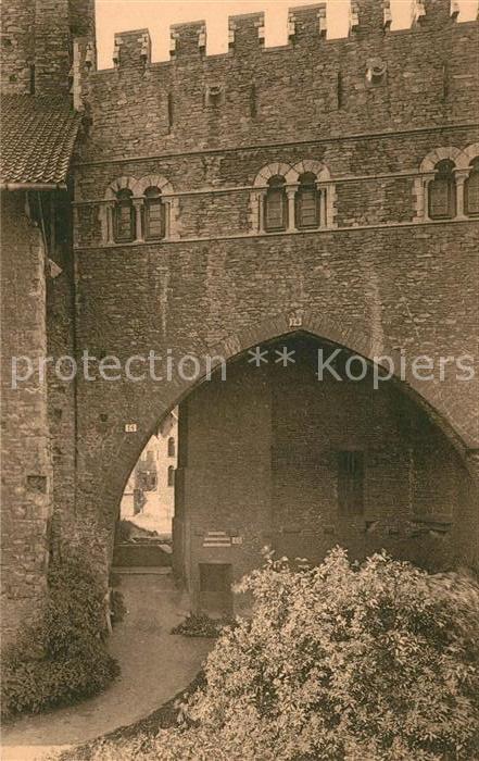 Gand Belgien Chateau des Comtes de Flandre Arc en Tiers point de la Galerie ouve