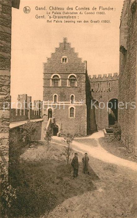 Gand Belgien Chateau des Comtes de Flandre Le Palais