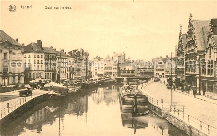 Gand Belgien Quai aux Herbes Serie 3 No 42