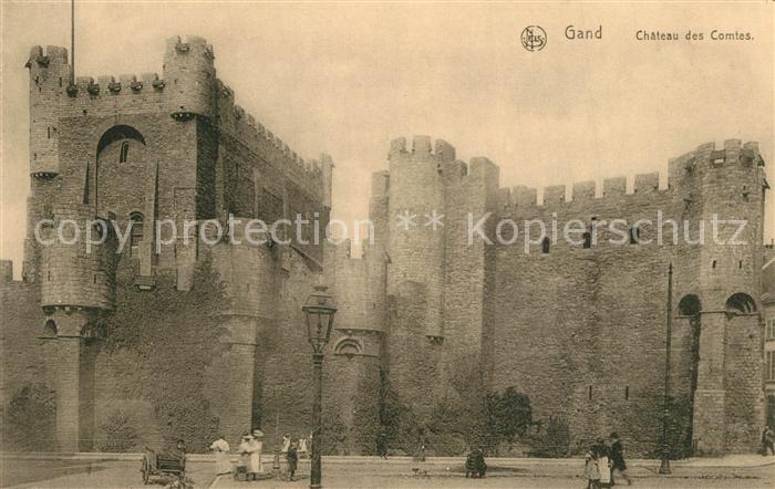 Gand Belgien Chateau des Comtes de Flandre