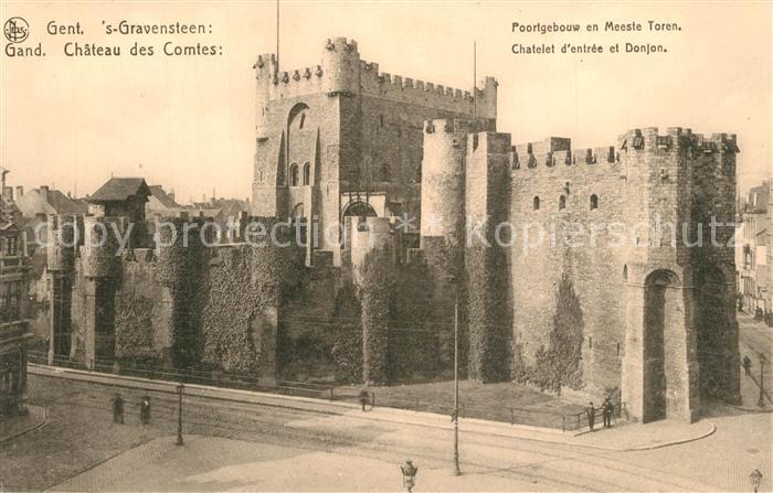 Gand Belgien Chateau des Comtes de Flandre