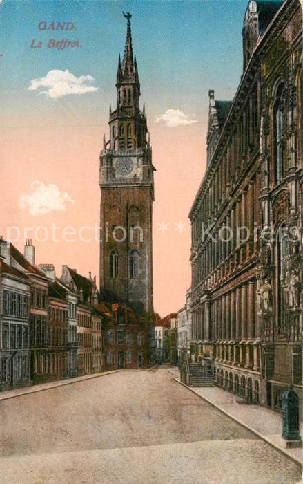 Gand Belgien Le Beffroi Glockenturm