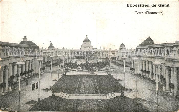Gand Belgien Exposition Internationale et Universelle Cour d honneur